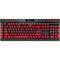Switzerland Soccer Flag K95 RGB PLATINUM Mechanical Gaming Keyboard Skin